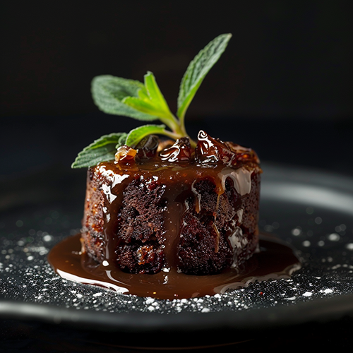 Sticky Date Pudding with source